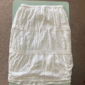 White Women's Skirt